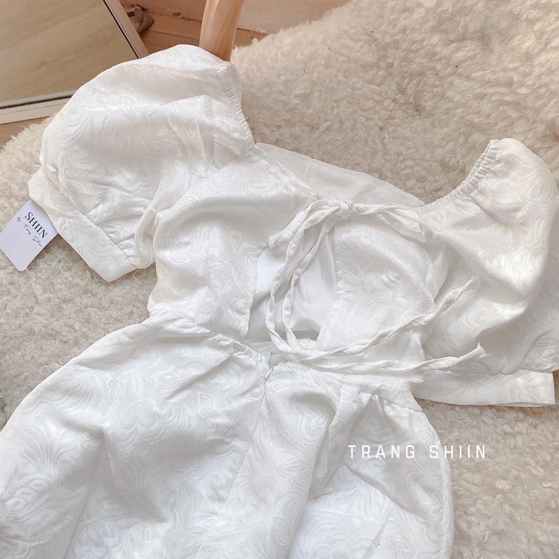 [Mã SMA071008 hoàn 10K xu đơn 0Đ] Combo áo babydoll gấm và chân váy ( Hình ThẬt ) | BigBuy360 - bigbuy360.vn