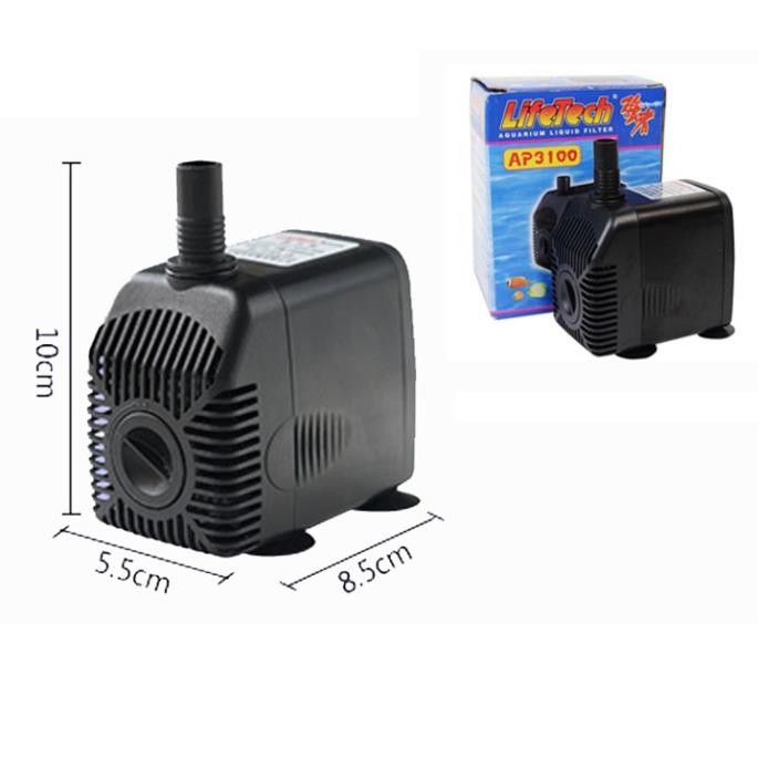 Máy bơm chìm thủy canh và hồ cá Lifetech AP 3100 Motor không chổi than- chạy liên tục