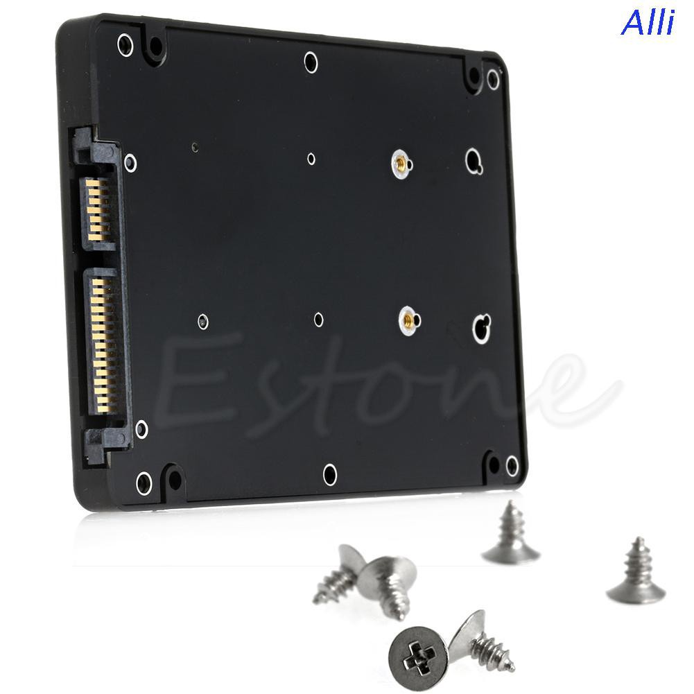 1 Thẻ Chuyển Đổi Mini Pcie Msata Ssd Sang 2.5 '' Sata3 7mm Màu Đen