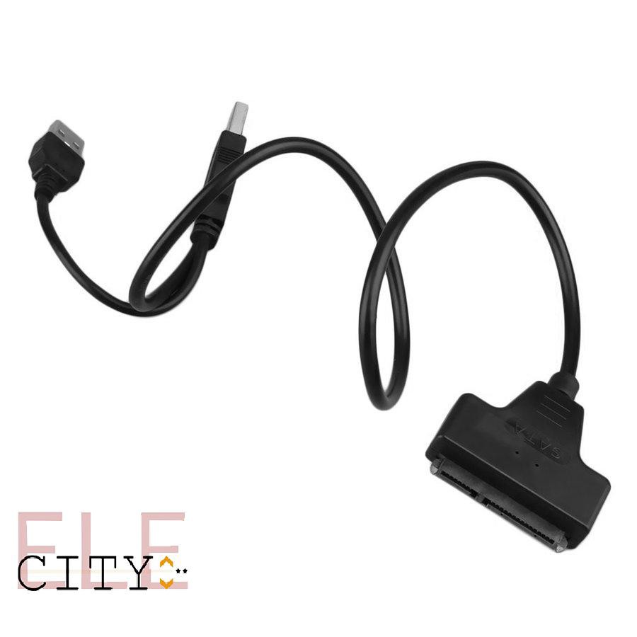 Cáp Chuyển Đổi 107ele Usb 2.0 Male Sang Sata 7 + 15p 22 Pin Cho Ổ Cứng 2.5 &quot;Ssd / Ổ Cứng