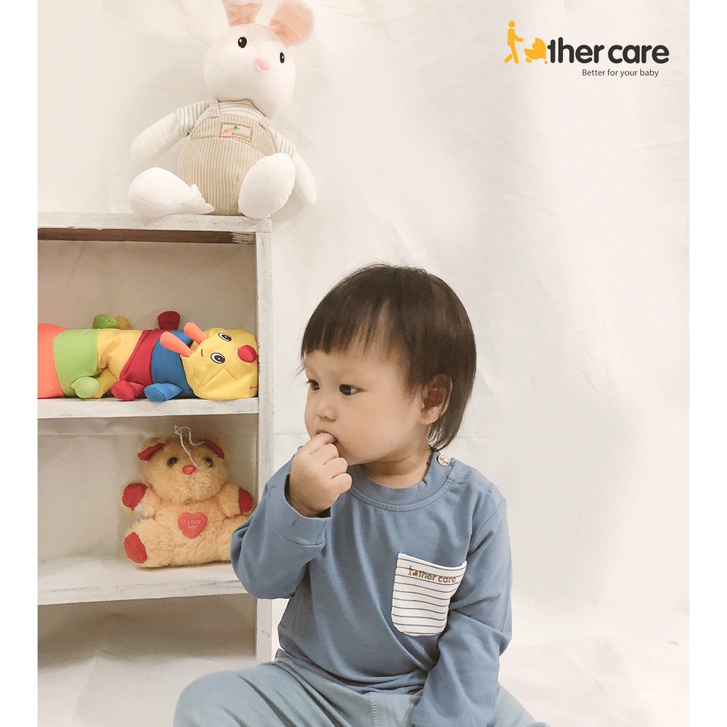 Áo trẻ em Dài Tay Giữ Nhiệt FatherCare Cổ 3 Phân - Trơn FC480 FC482