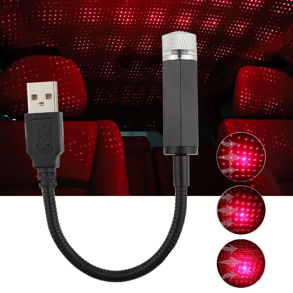 Đèn LED USB Mini Tạo Hiệu Ứng Bầu Trời Đầy Sao Độc Đáo Trang Trí Nội Thất Xe Hơi