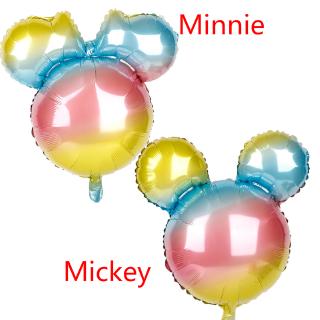 Bong Bóng Nhôm Hình Chuột Mickey Minnie 24 Inch Trang Trí Tiệc Cho Bé