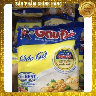 1 GÓI CHÁO ĂN LIỀN GẤU ĐỎ 50G
