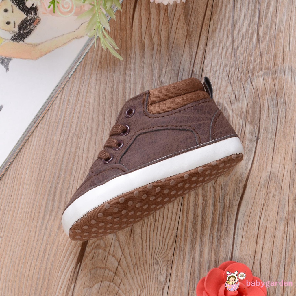 Giày sneaker đế mềm chống trượt cho bé trai 0-18 tháng tuổi
