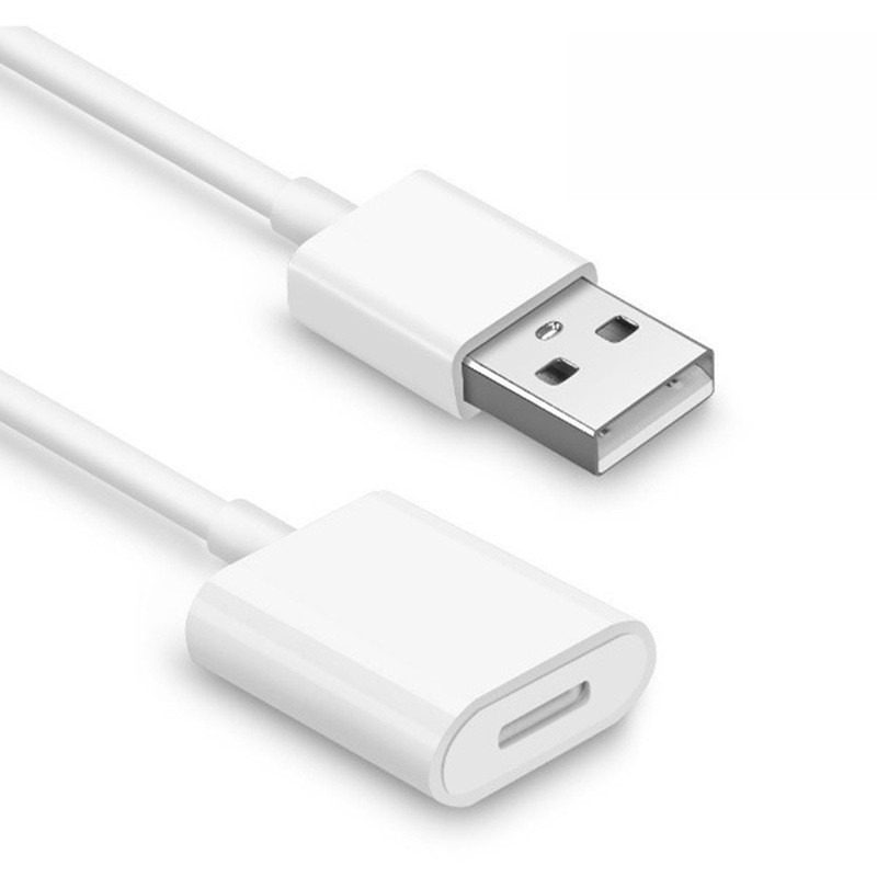 Apple Pencil Charger USB to Lightning Female Charging Cable