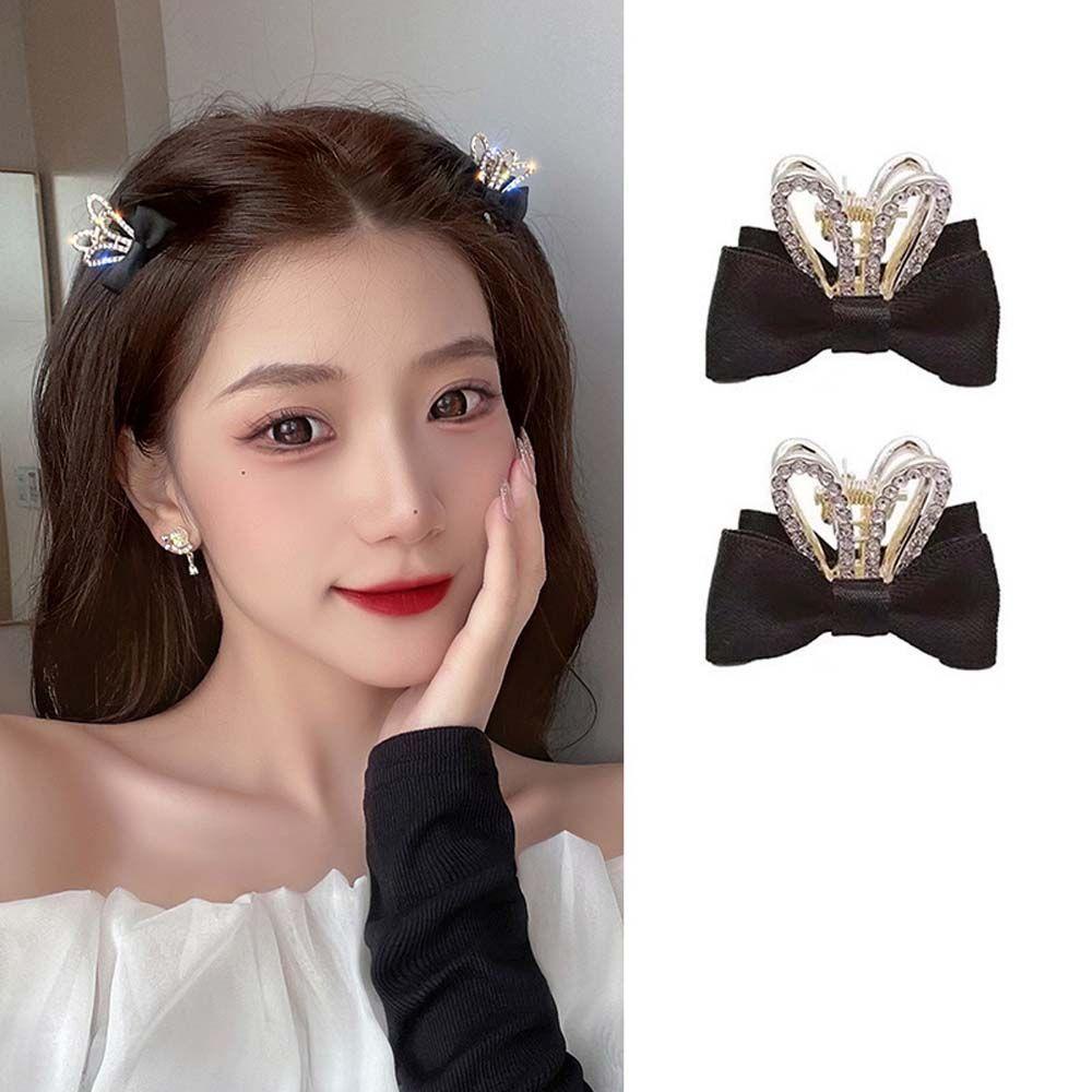 Kẹp Tóc Mini Đính Nơ Tai Thỏ MOCHO Thời Trang Cho Nữ|Kẹp Tóc Công Chúa Lấp Lánh