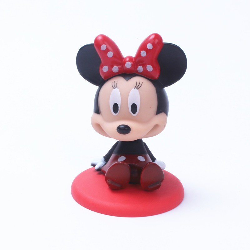 Búp Bê Lắc Đầu Hình Chuột Mickey / Minnie / Người Nhện Trang Trí Bánh Kem