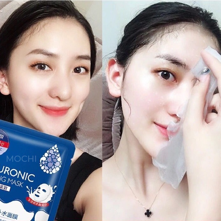 Mặt Nạ Gạo Dưỡng Trắng Da l Cấp Ẩm l Thải Độc Mụn l Dưỡng Nhan Mask Giấy Đắp Mặt HA Bingju Tảo Biển l Nha Đam MOCHI SHOP