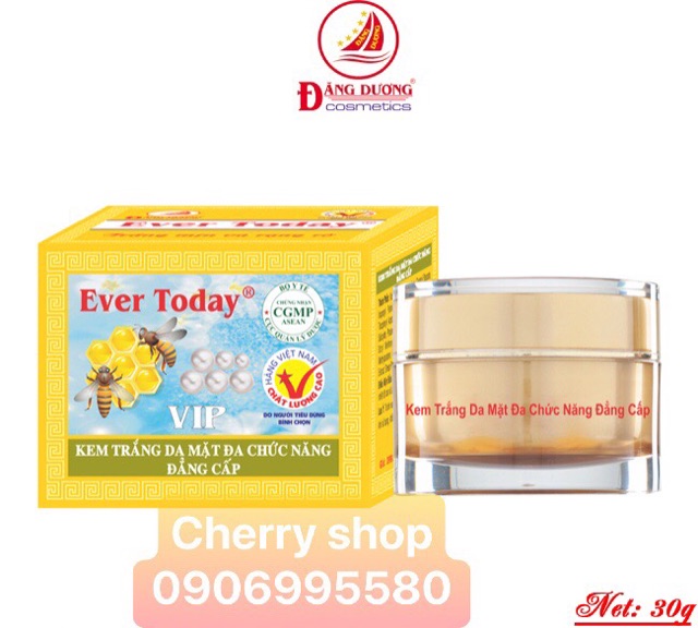 KEM DƯỠNG TRẮNG DA ĐA CHỨC NĂNG ĐẲNG CẤP VIP EVER TODAY (30G)