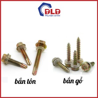 Set 500g vít bắn tôn mạ vàng đầu bắn thép, bắn gỗ