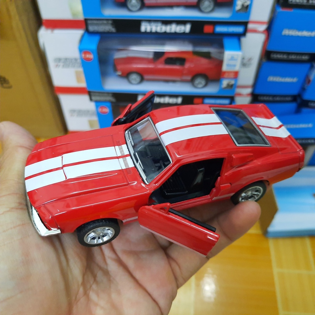 Xe mô hình ô tô Ford Mustang mini bằng kim loại xe đồ chơi trẻ em