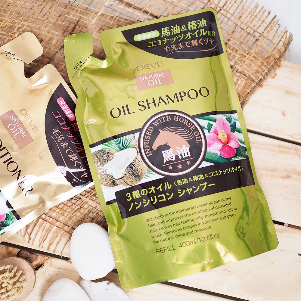 DẦU GỘI KUMANO DEVE NATURAL OIL TÚI 400ML