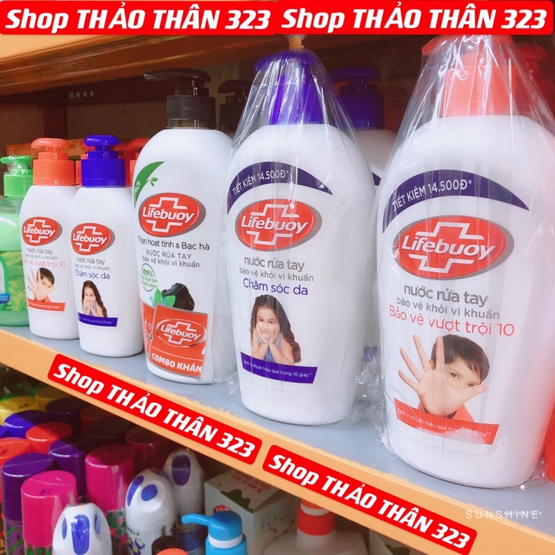 ❤Nước Rửa Tay LIFEBUOY BẢO VỆ VƯỢT TRỘI ĐIỂM 10