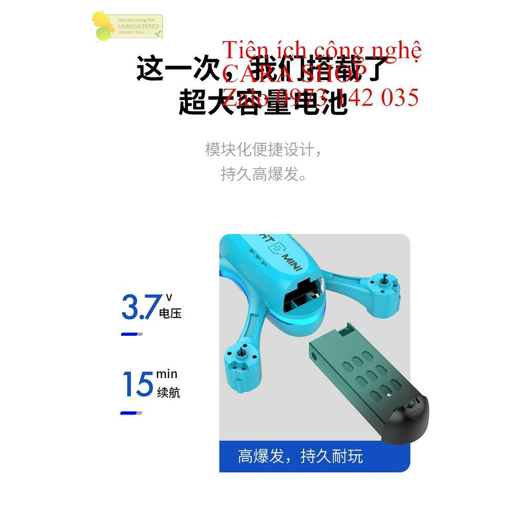 Máy bay Flycam UAV V6 máy bay mini Chụp ảnh trên không camera kép độ nét cao 4K, Đèn đầy màu sắc, định vị luồng ánh sáng