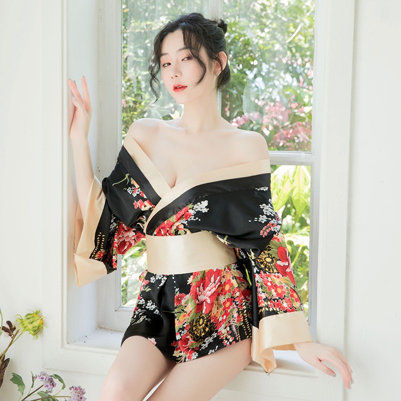 No.18 A046 phong cách nhật bản kimono Bộ đồ ngủ sexy kích thích gợi tình/ Trang phục hóa trang/ Gợi Cảm Cosplay BCS21