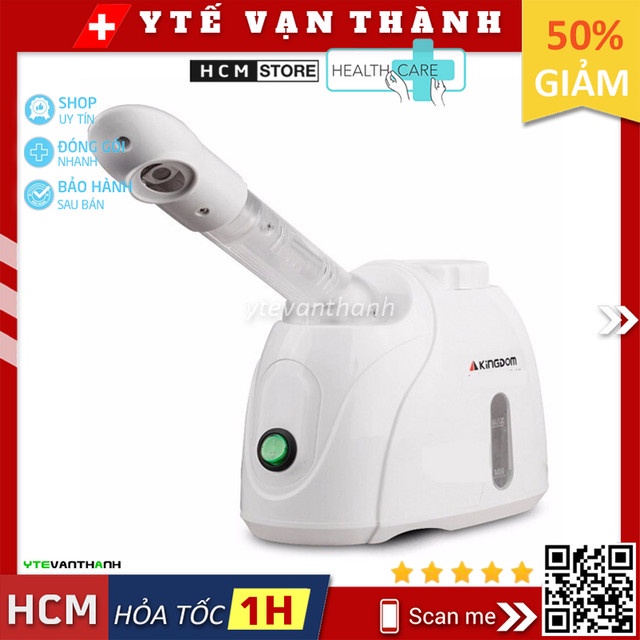 ✅ Máy Xông Mặt Nóng Mini Kingdom K33S | Xông Thảo Dược, Thải Độc Da, Dưỡng Ẩm, Làm Sạch Mụn -VT0511