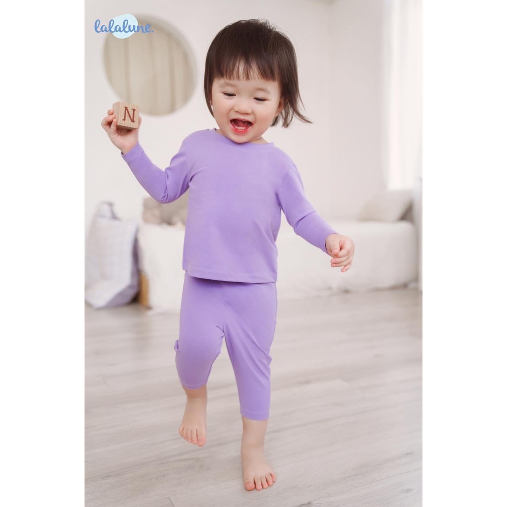 Set pyjama thun lalalune cho bé sơ sinh và 2-7 tuổi