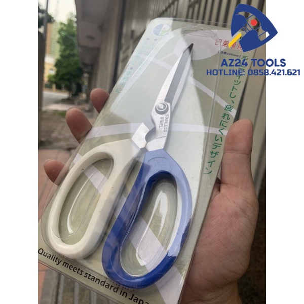Kéo đa năng cán trắng xanh C0013 BUDDY AZ24TOOLS