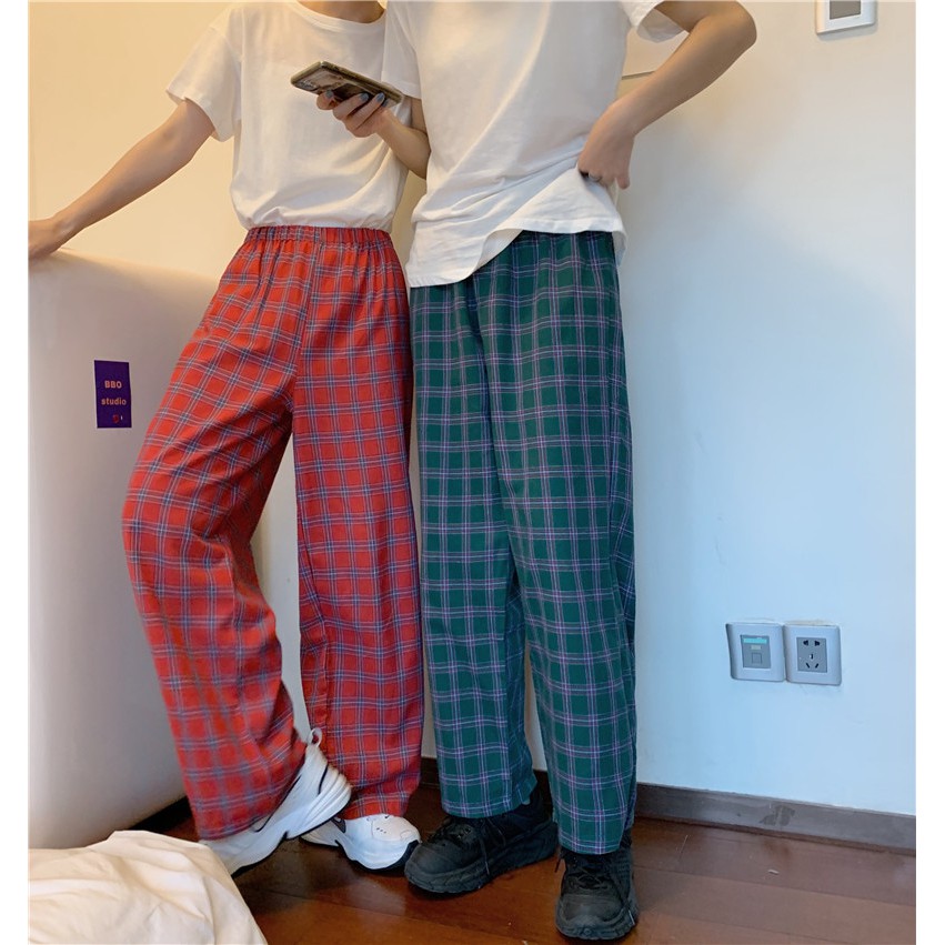 [SẴN] Quần vải caro Ulzzang Quảng Châu QDV2 | BigBuy360 - bigbuy360.vn