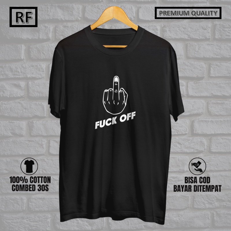 Áo Thun Nam Nữ In Chữ Fuck OFF