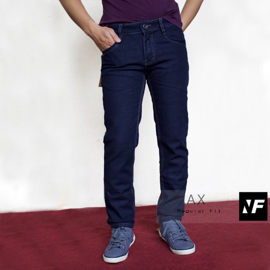 Quần Jeans Nam Xanh Trơn và Rách Gối Cao Cấp (có size 34) | BigBuy360 - bigbuy360.vn