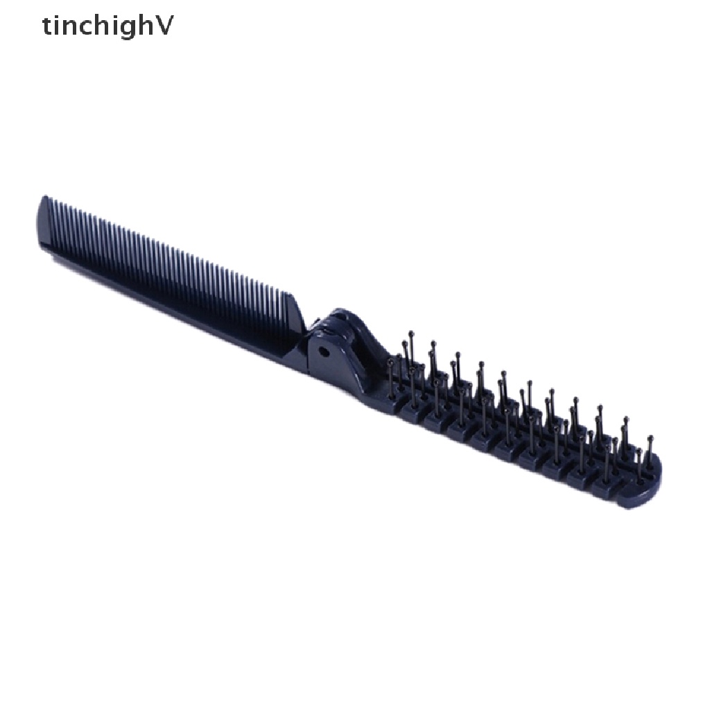 [Hàng mới về] Lược chải tóc massage da đầu chống tĩnh điện xếp gọn tiện dụng