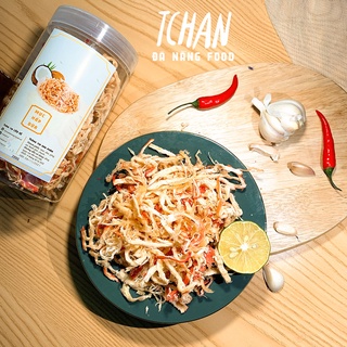 Khô mực hấp nước cốt dừa xé sợi loại 1 tchan food đặc sản đà nẵng