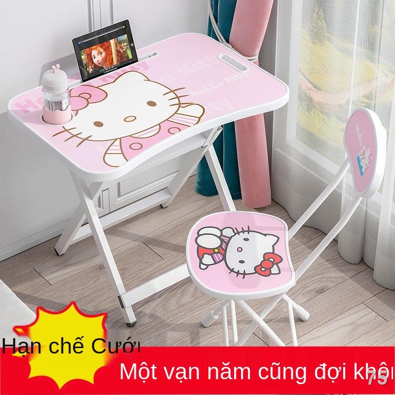 TBộ học tập, bàn viết, bàn máy tính gấp gọn, lắp đặt miễn phí bàn ăn cho bé, bàn hoạt hình, bàn học ký túc xá