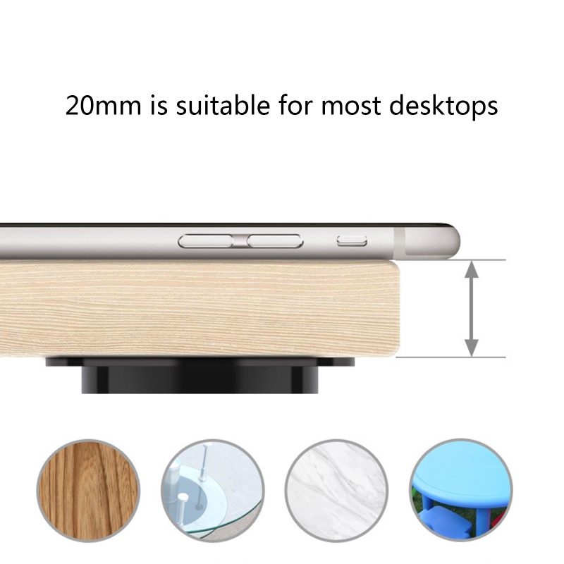 Đế Sạc Nhanh Không Dây Qi Để Bàn Tiện Dụng