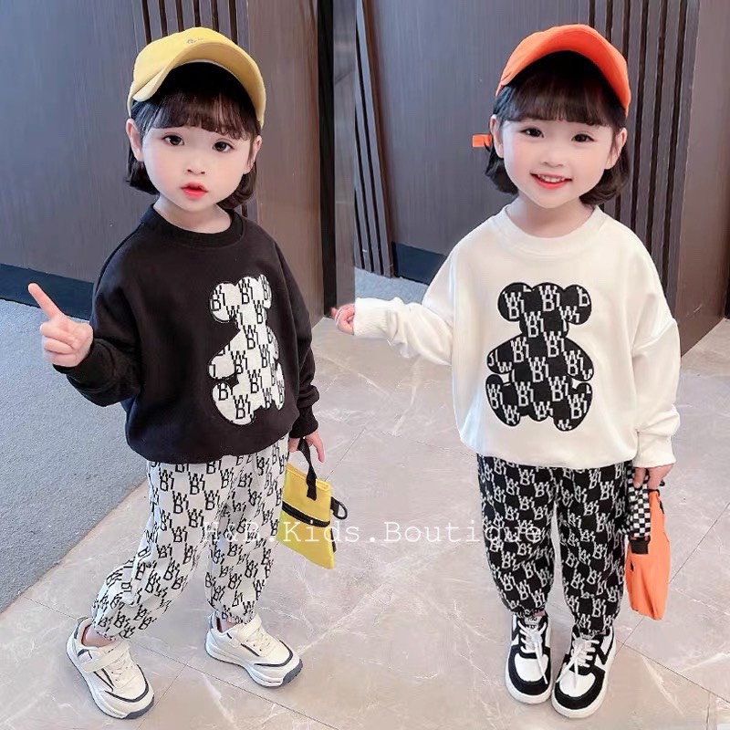 set đồ cho bé. bộ đồ cho bé siêu đáng yêu, bộ mùa thu đông cho bé