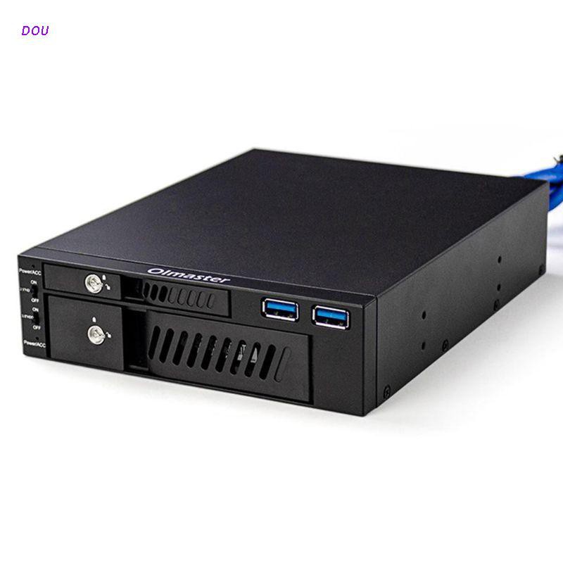Hộp Ổ Cứng Ngoài Hdd Ssd Hai Cổng Usb Mr-6203 2.5 / 3.5 &quot;