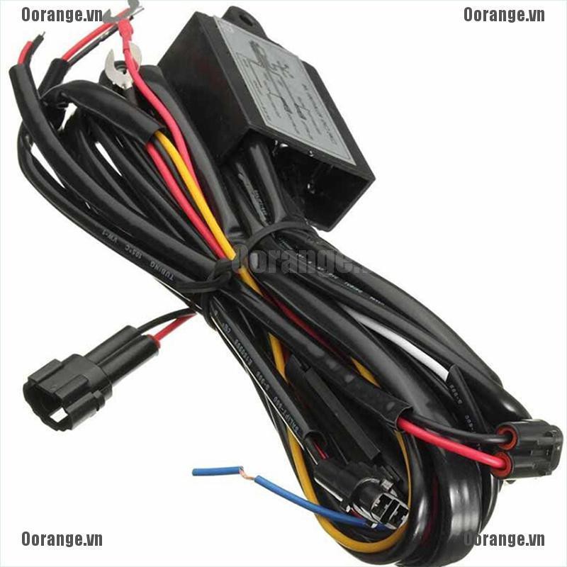 Car DRL Daytime Running Light Dimmer Dimming Relay Control Switch Harness 12V