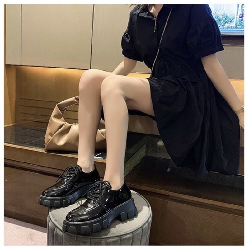 (Hang san) Giày oxford nữ thời trang phong cách ulzzang.Ms: GIÀY OXFORD