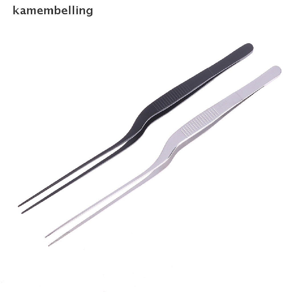 1 Nhíp Nhổ Lông Mi / Mũi Cong Bằng Thép Không Gỉ