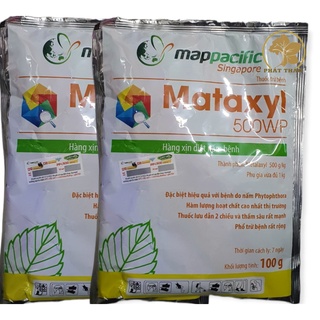 Thuốc trừ bệnh mataxyl 500 wp 100gam. ngừa bệnh vàng lá, đốm lá trên cây hoa kiểng, phong lan