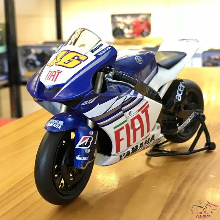 Mô hình siêu xe mô tô Yamaha YZR M1 2013 tỉ lệ 1/12 hãng NewRay