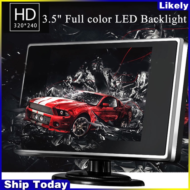 Màn Hình LCD TFT 3.5 Inch Hỗ Trợ Đỗ Xe Hơi