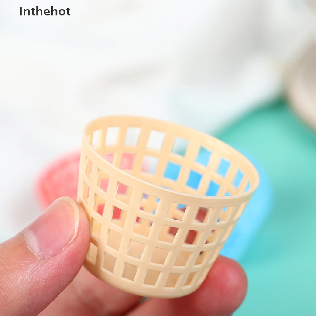 5 Giỏ mini dễ thương cho nhà búp bê tùy chọn màu sắc