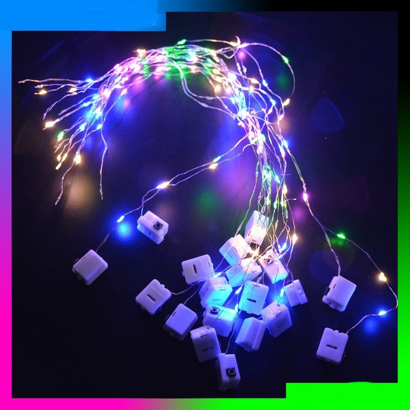 Dây đèn led đom đóm - đèn fairylight sẵn pin HT833