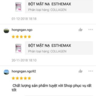 Bột mặt nạ dẻo Jelly mask Esthemax