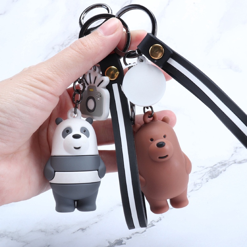 Móc khóa hình gấu đáng yêu cho cặp đôi