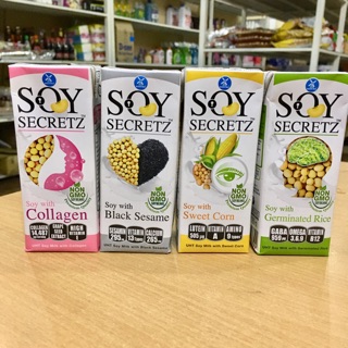 Lốc 4 hộp sữa đậu nành Soy Secrezt 180ml Thái Lan date 11/2019