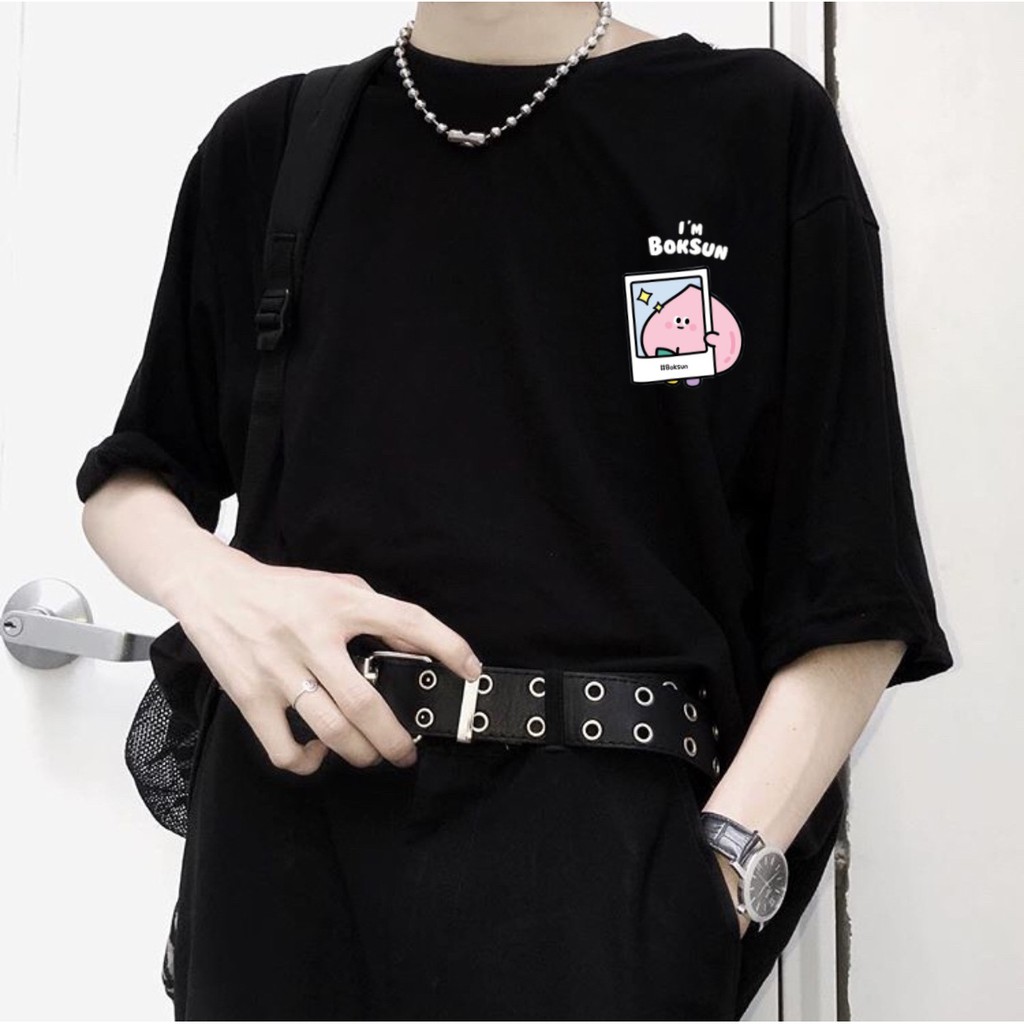 Áo thun tay lỡ  Đào I'M BOKSUN  phông Unisex nam nữ tee oversize form rộng pull Ulzzang Streetwear Hàn Quốc vải mềm