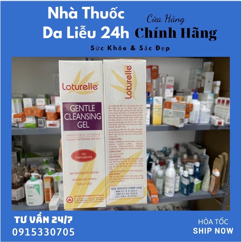 Loturelle Gentle Cleansing Gel 250ml, Gel tắm nhẹ dịu