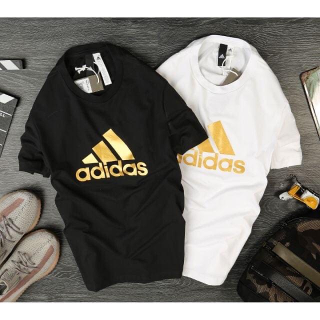 Áo Thun Thể Thao Nam Nữ Adidas Or chất vải cotton co dãn nhẵn mịn không xù