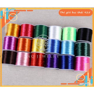 Dây đan vòng, cuộn cước thun, cuộn cước chun đan vòng 60m