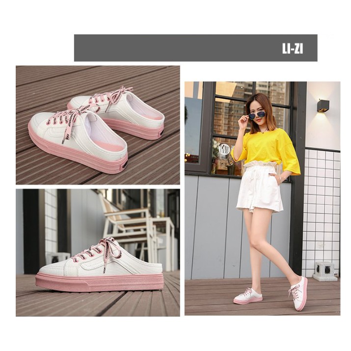 GIẦY Sục Thể Thao dây chữ hot trend 159 . shopminhkhoihn