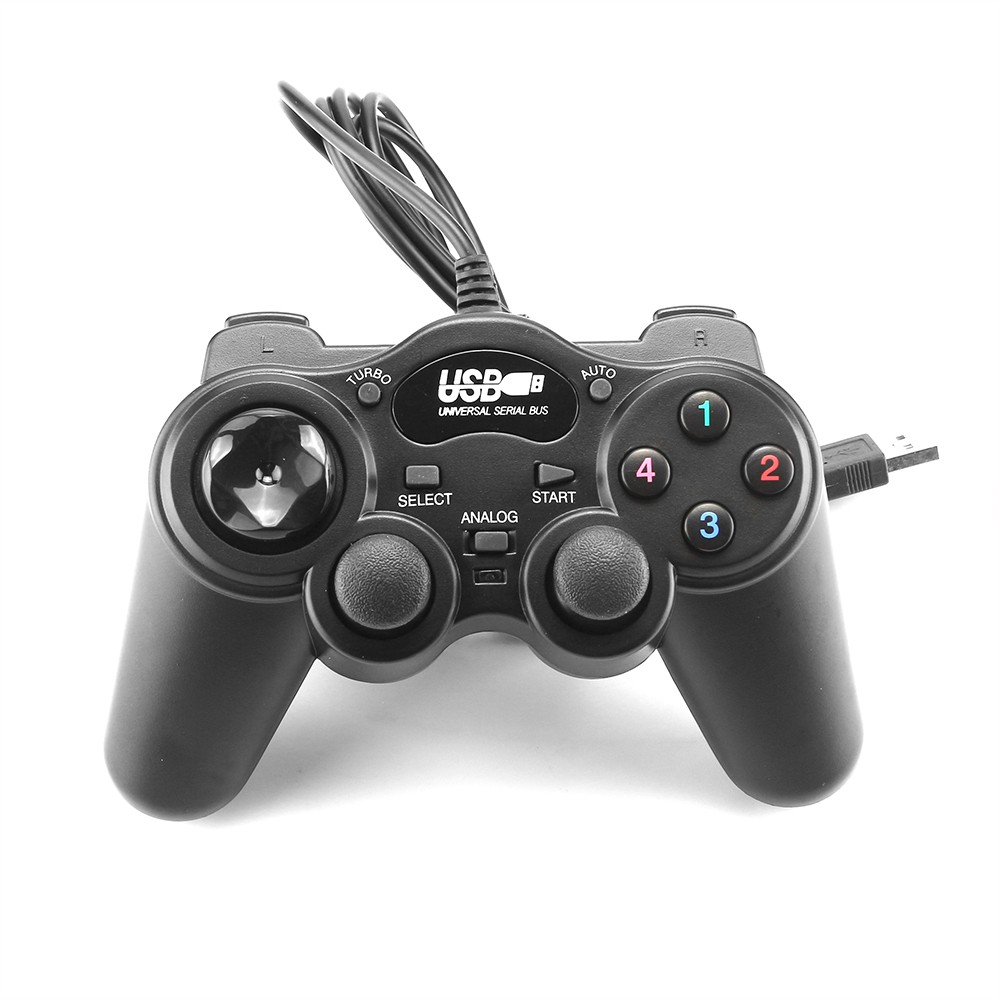 IN STOCK Wired USB 2.0 Gamepad Controller Joystick Joypad Super Double Vibration 850 for PC Laptop Computer or Win7/8/10 XP/For Vista