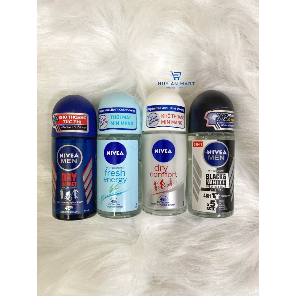 Lăn khử Mùi NIVEA 50ml Dành Cho Nữ